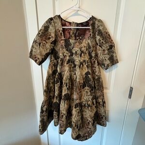 Dressed in Lala Estate Sale Jacquard Mini Dress in Sit Stay Slay